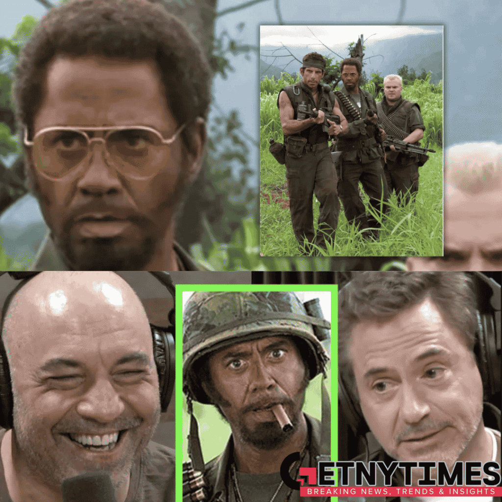Robert Downey Jr Black face