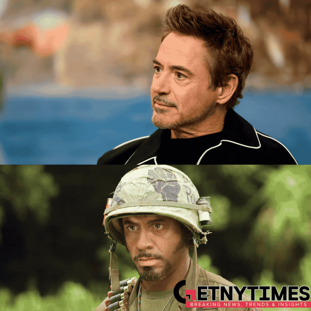 Robert Downey Jr Black face